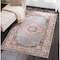 Homeroots 4 x 6 ft. Gray & Gold Medallion Area Rug 385317 - alternate 3